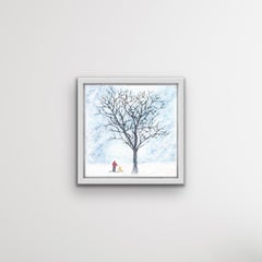 Familiar II, Original Painting, Landscape, People