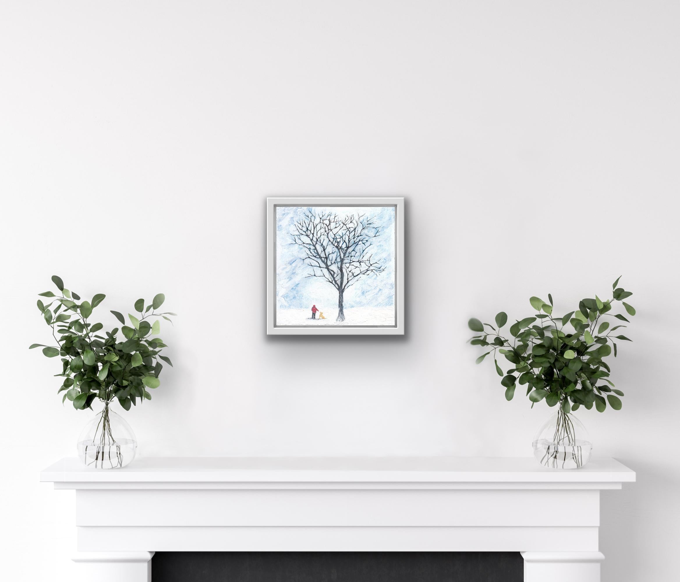 Familiar II, Pintura original, Paisaje, Personas - Painting Contemporáneo de Henry Walsh