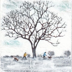 Rime III Acrylic Painting  of a landscape by Henry Walsh, 2021