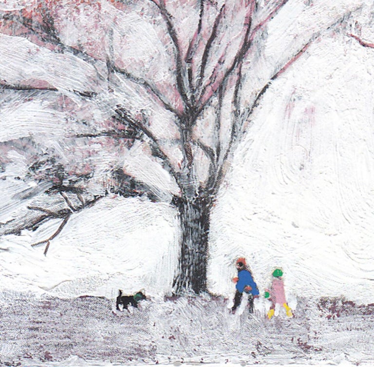 Henry Walsh Rime V, Figurative Landscape Painting, Framed Miniature