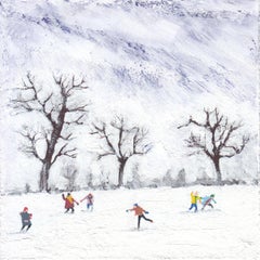 Strike VI, Original painting, Acrylic on Board, contemporary