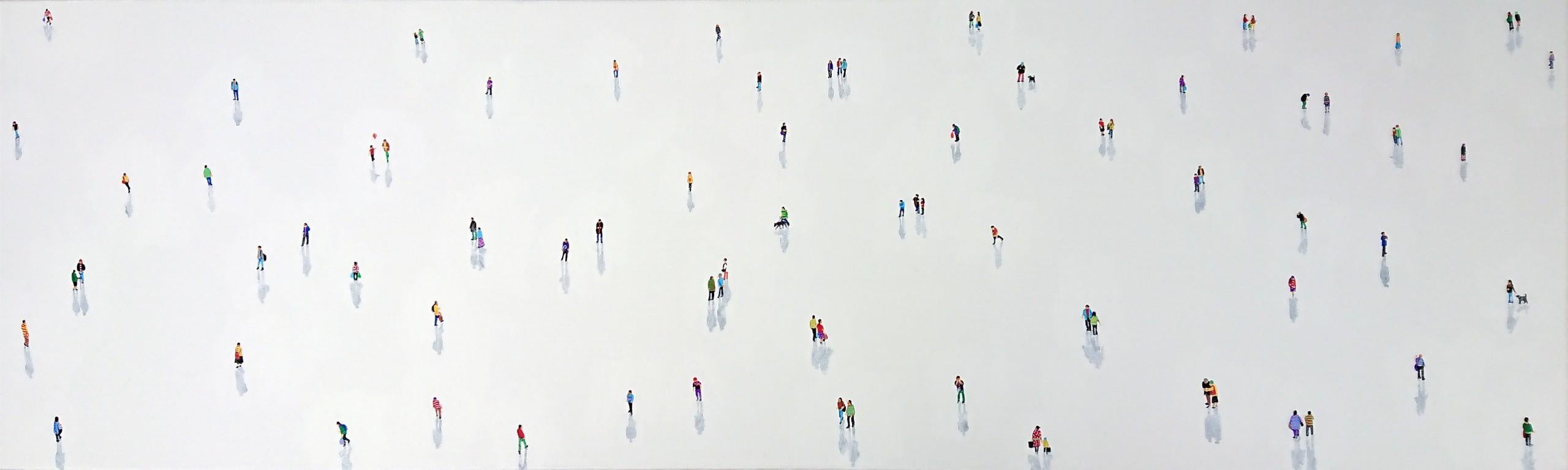 Abstract Painting de Henry Walsh - Tellurianos XV Pintura original, Paisaje, Gente