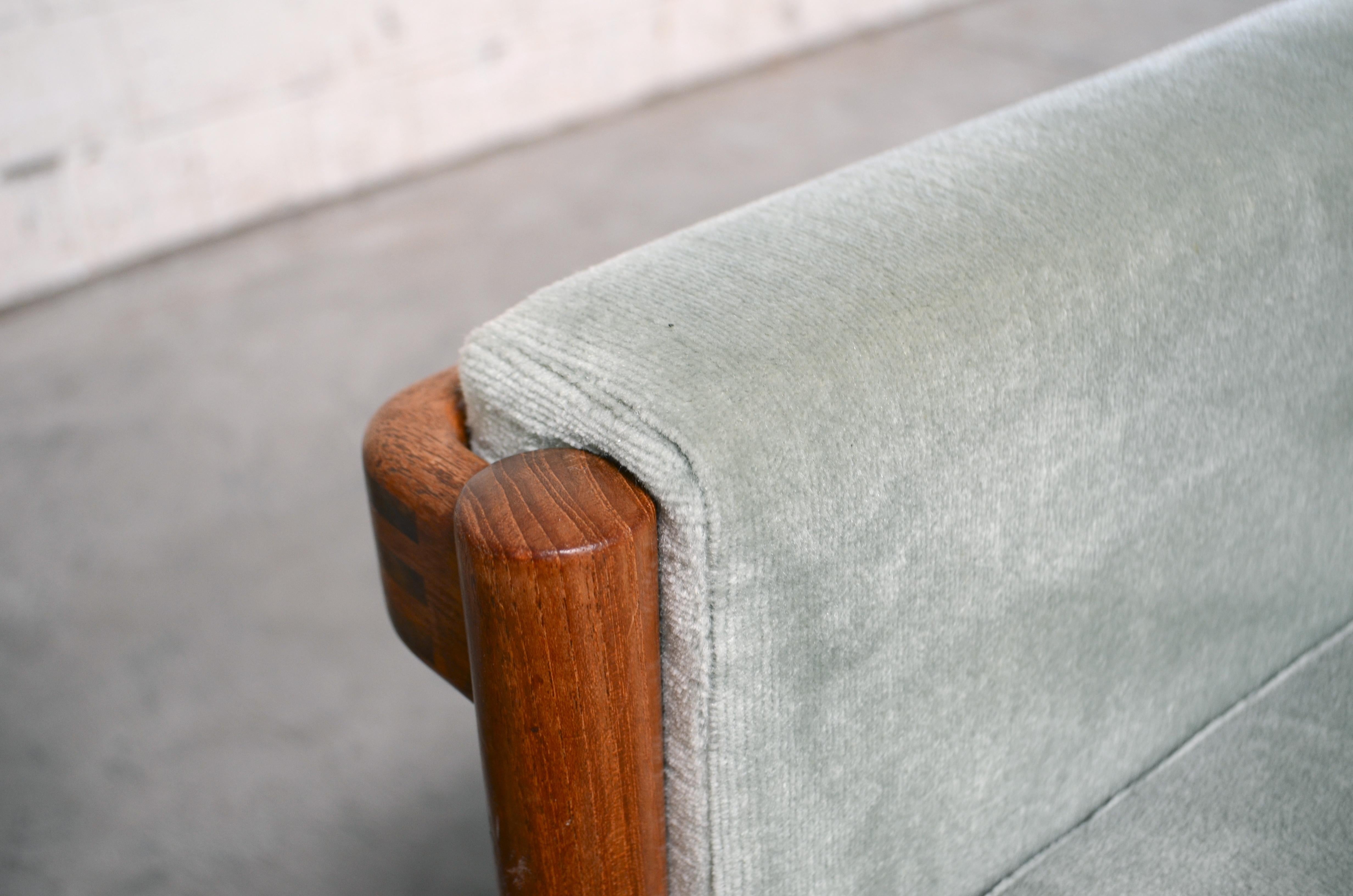 Henry Walter Klein Danish Modern Living Room Set Teak Sofa & 2 Chairs for Bramin 9