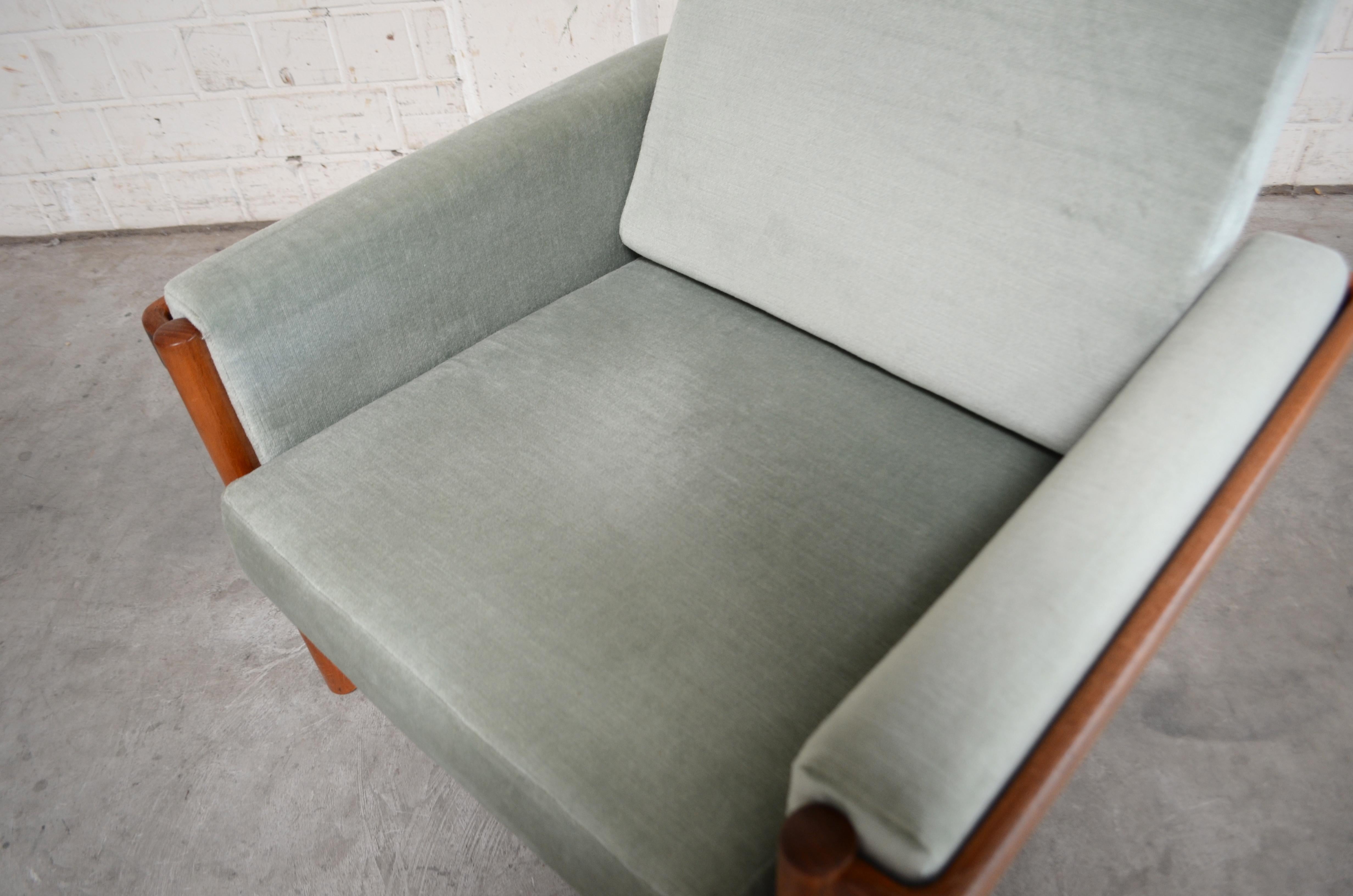 Henry Walter Klein Danish Modern Living Room Set Teak Sofa & 2 Chairs for Bramin 12