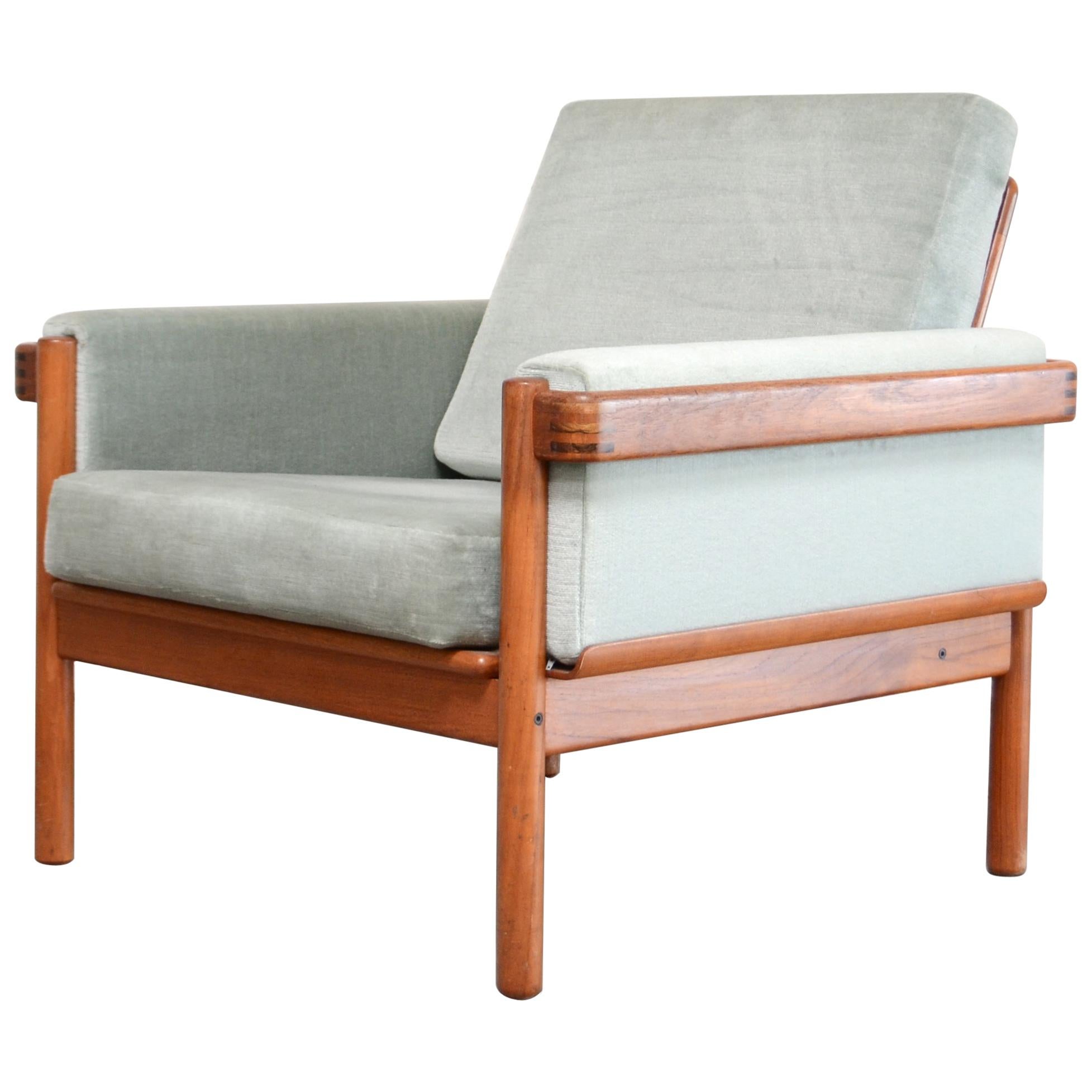 Henry Walter Klein Danish Modern Teak Easy Chair for Bramin
