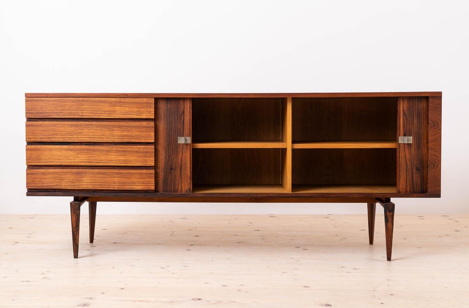 Mid-Century Modern Henry Walter Klein Sideboard for Bramin Mobler, Scandinavian Modern, 1960s For Sale