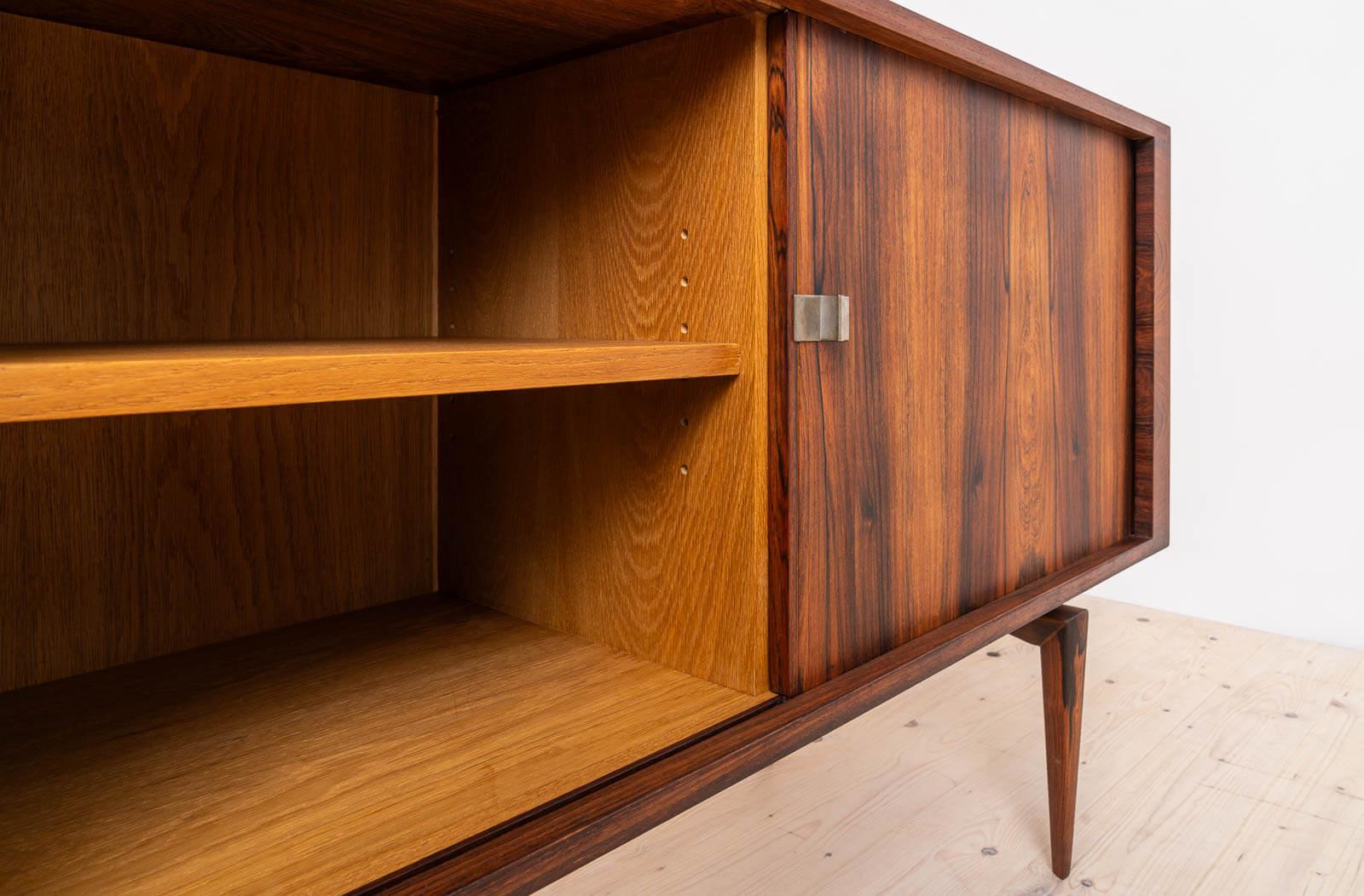 Oiled Henry Walter Klein Sideboard for Bramin Mobler, Scandinavian Modern, 1960s For Sale