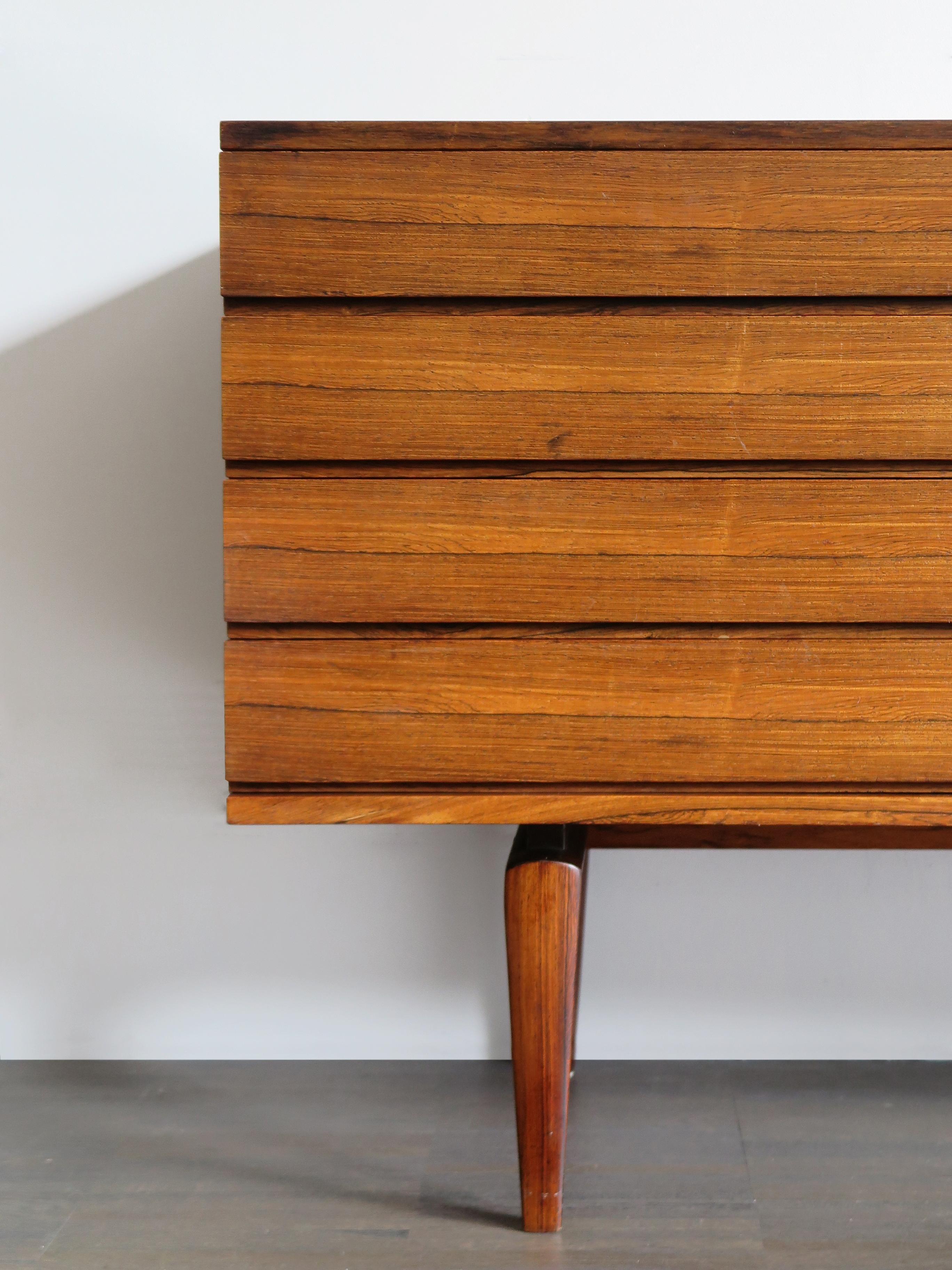 Henry Walther Klein Scandinavian Midcentury Dark Wood Sideboard, 1950s 4