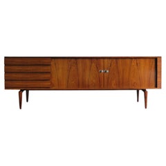 Henry Walther Klein Scandinavian Midcentury Dark Wood Sideboard, 1950s