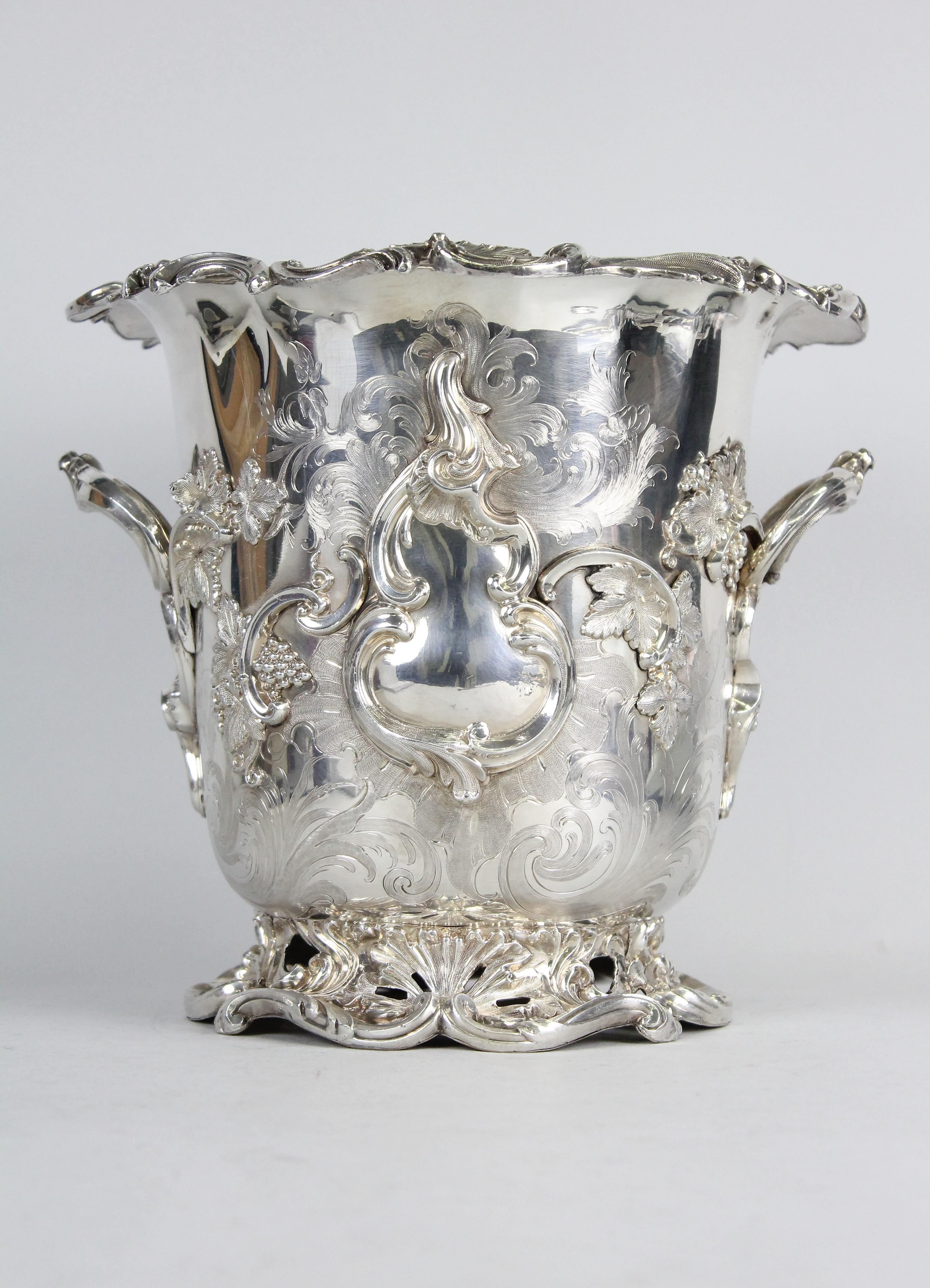 Henry Wilkinson & Co. Magnificent Champagne / Wine Cooler in Silver Plate 3