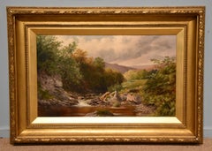 Oil Painting by  "A Stream near Buxton"