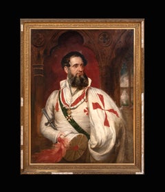 Portrait of Thomas Dawson (1811-1899), Knight Of Malta, 19th Century