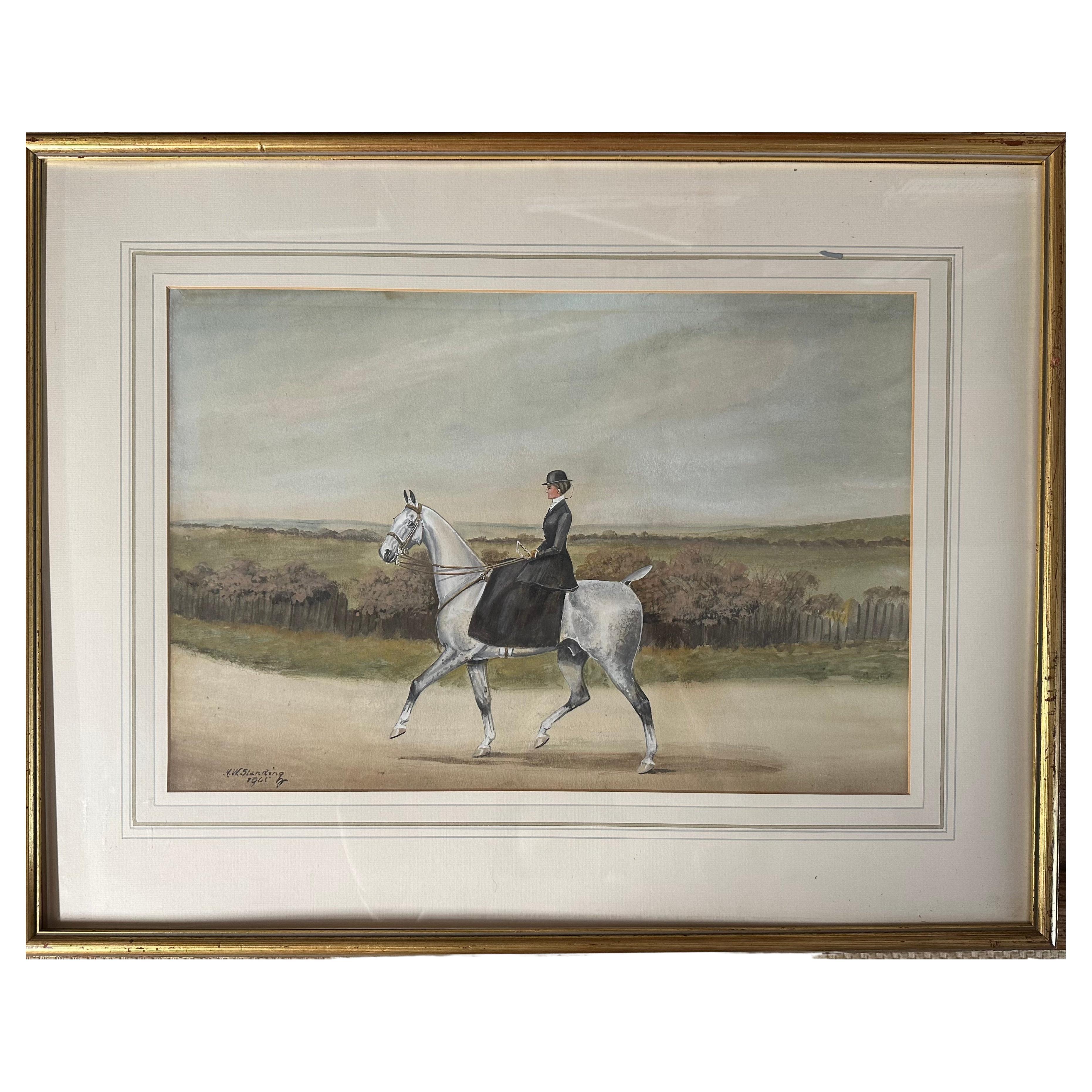 Henry William Standing (British, 1894-1931) Equine Painting