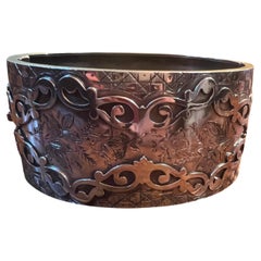 Antique Henry Williamson 1860 Sterling Silver Victorian Bangle