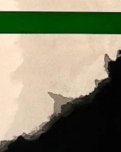 Auf der anderen Seite - Original Minimalistische Abstrakte Strukturierte Malerei auf Leinwand