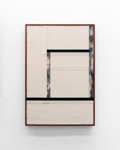 Råmark 1 - Peinture abstraite texturée minimaliste originale sur toile