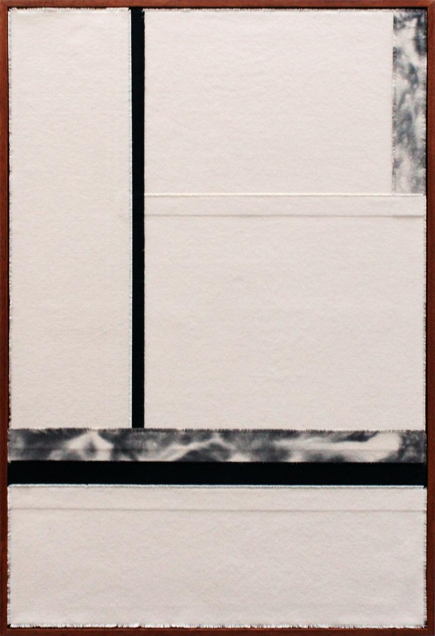 Henry Woolway Abstract Painting - Råmark 3 - Original Minimalist Abstract Textured Painting on Canvas