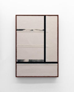 Råmark 5 - Peinture abstraite texturée minimaliste originale sur toile