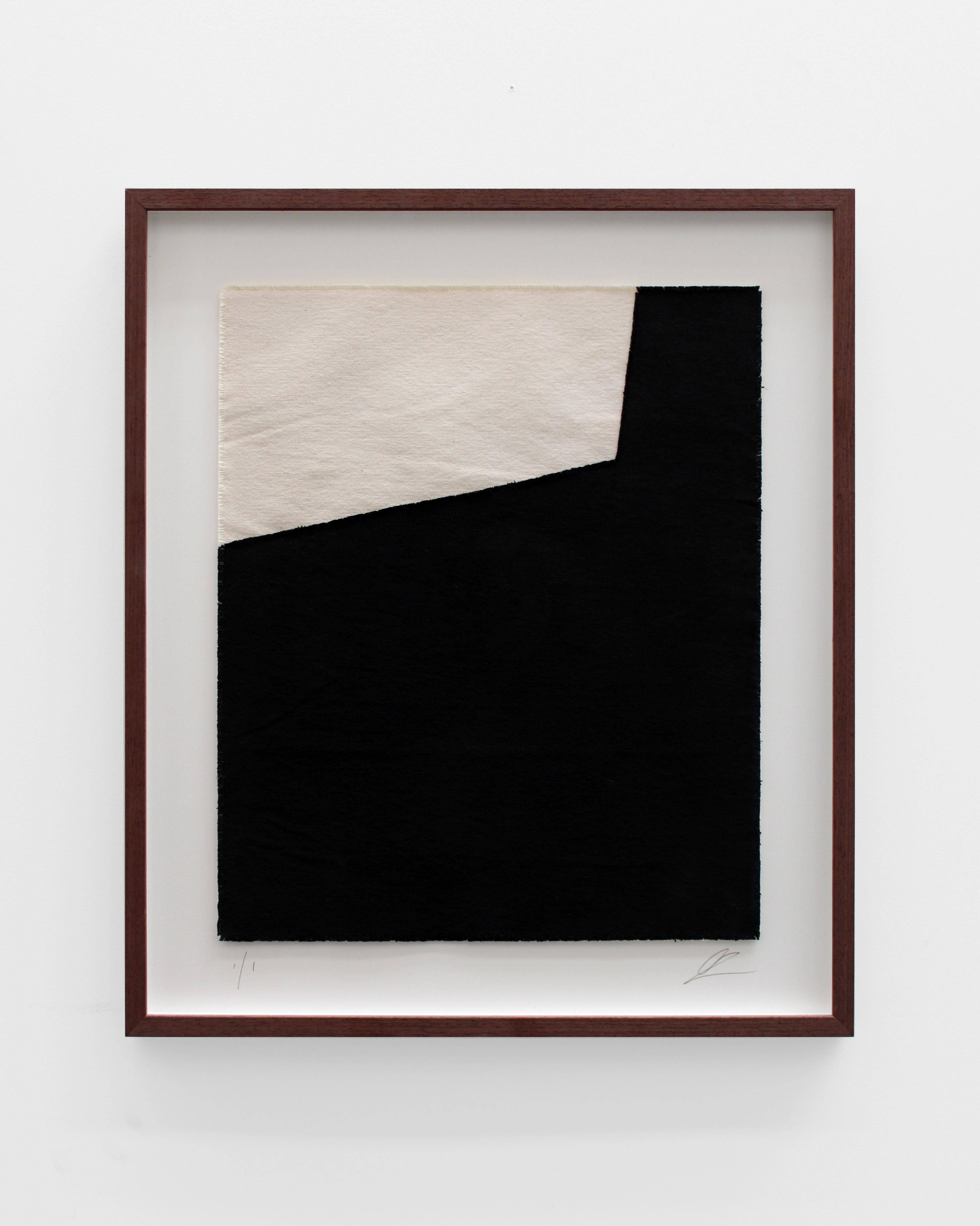 Der Weg der Zeit - Original Minimalistische Abstrakte Strukturierte Malerei auf Leinwand