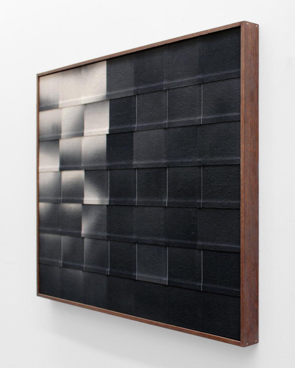 You Rolle In Like The Rain - Peinture abstraite minimaliste originale sur toile - Abstrait Painting par Henry Woolway