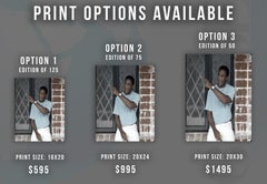 Bill Cosby on Brick Fine Art Print