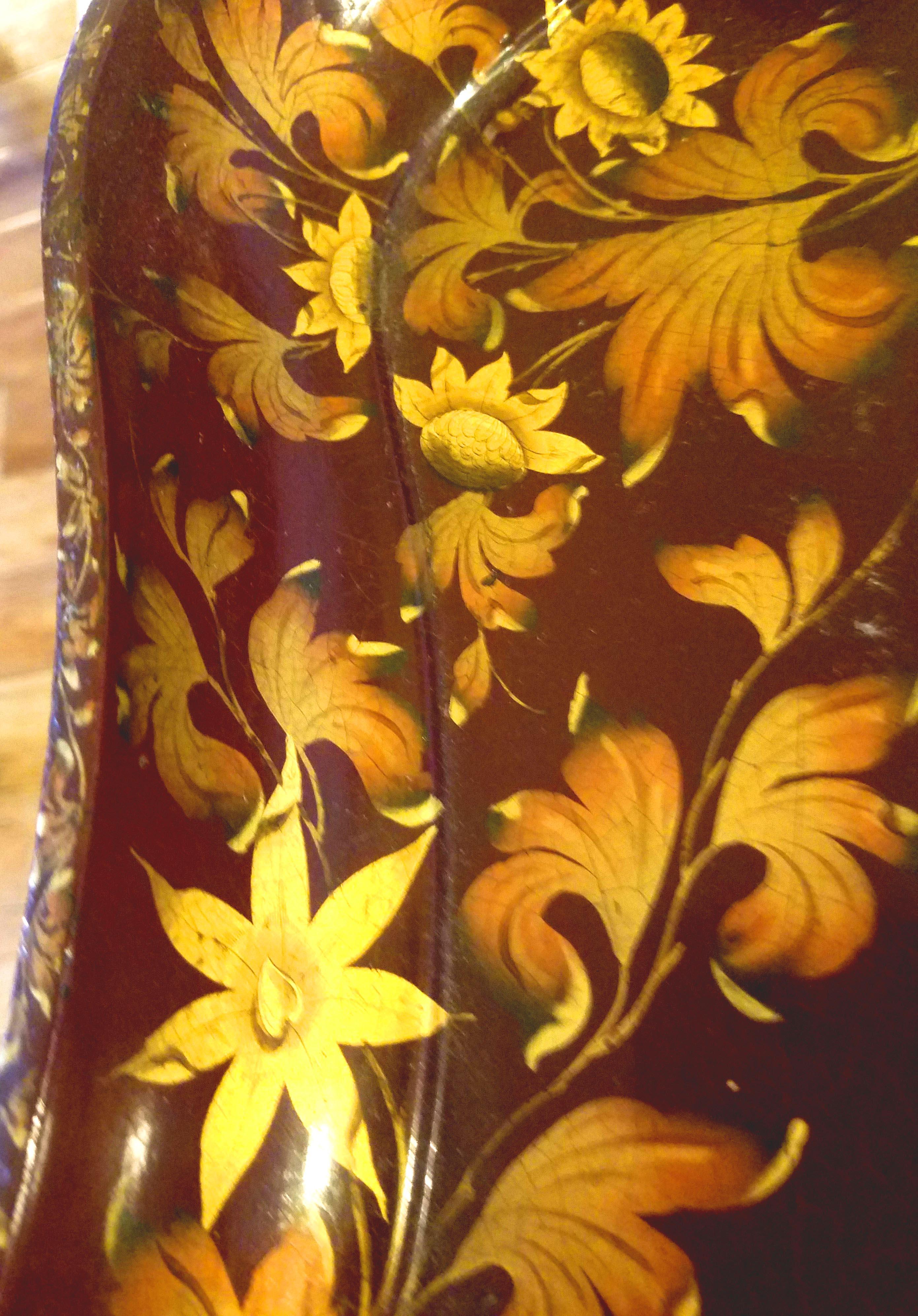 19th Century Henry Clay Papier Mâché Lacquered Tray and Base For Sale
