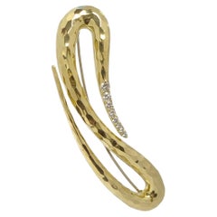 Henty Dunay Gran Broche Icónico de Oro Amarillo y Diamantes