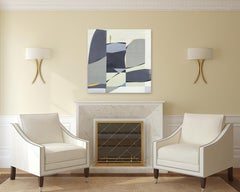 Kubistisches abstraktes Original-Kunstwerk „Adrift 2“