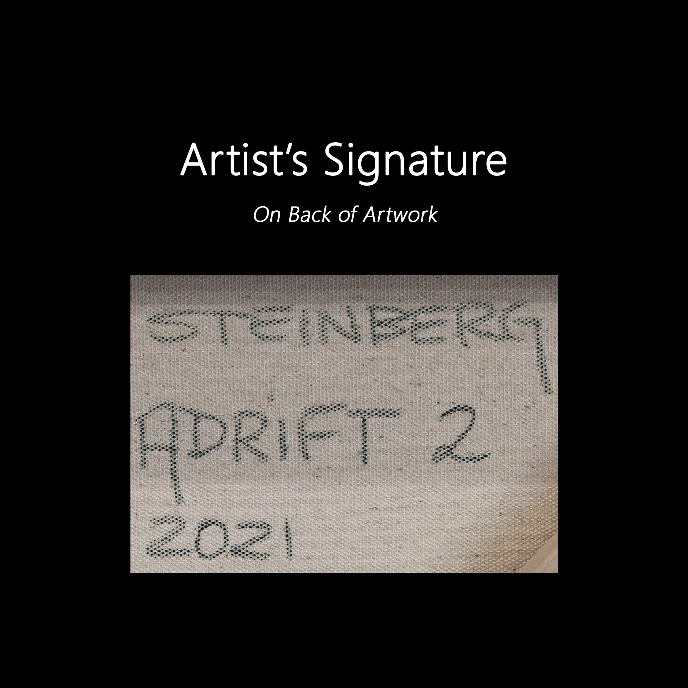 Adrift 2 - Cubist Abstract Original Artwork For Sale 4