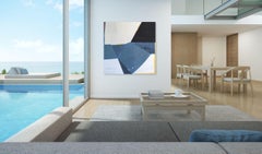 Waterline - Cubist Abstract Large Original Artwork