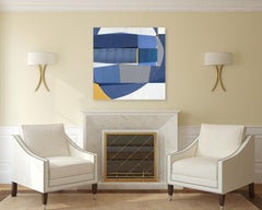 Winter Morning - Cubist Abstract Original Artwork