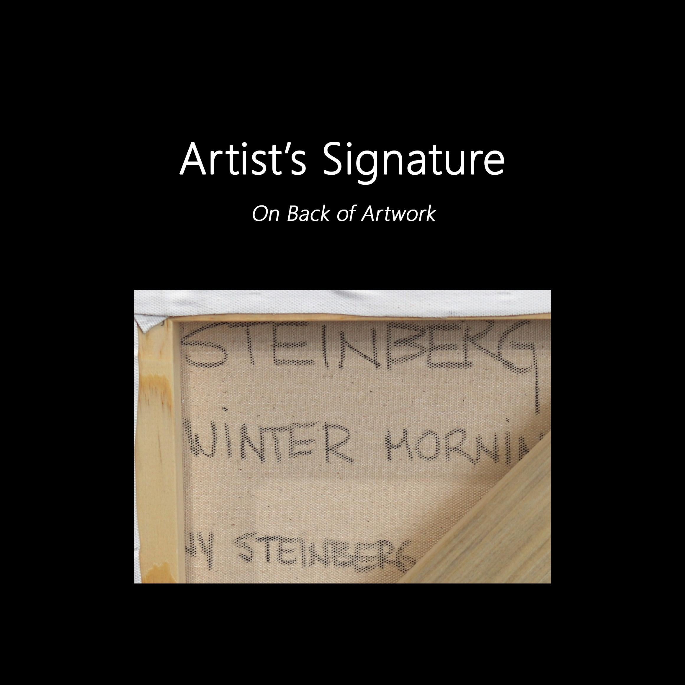Winter Morning - Cubist Abstract Original Artwork 7