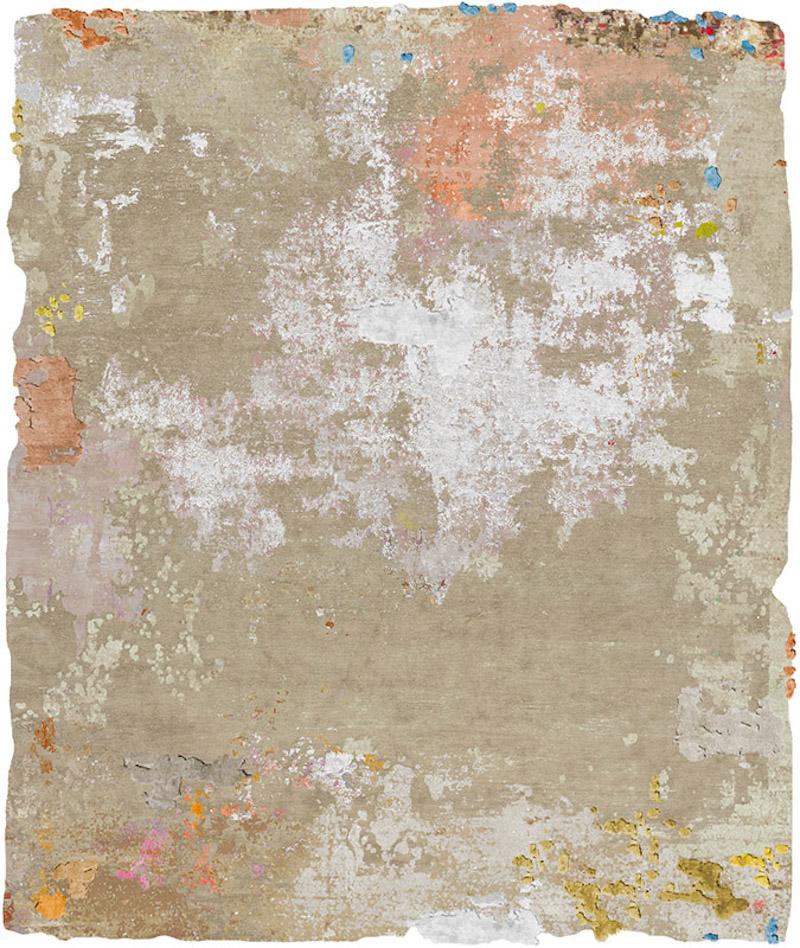 Modern Henzel Studio Sandreda Carpet in Hand-Knotted Himalayan Wool and Silk For Sale