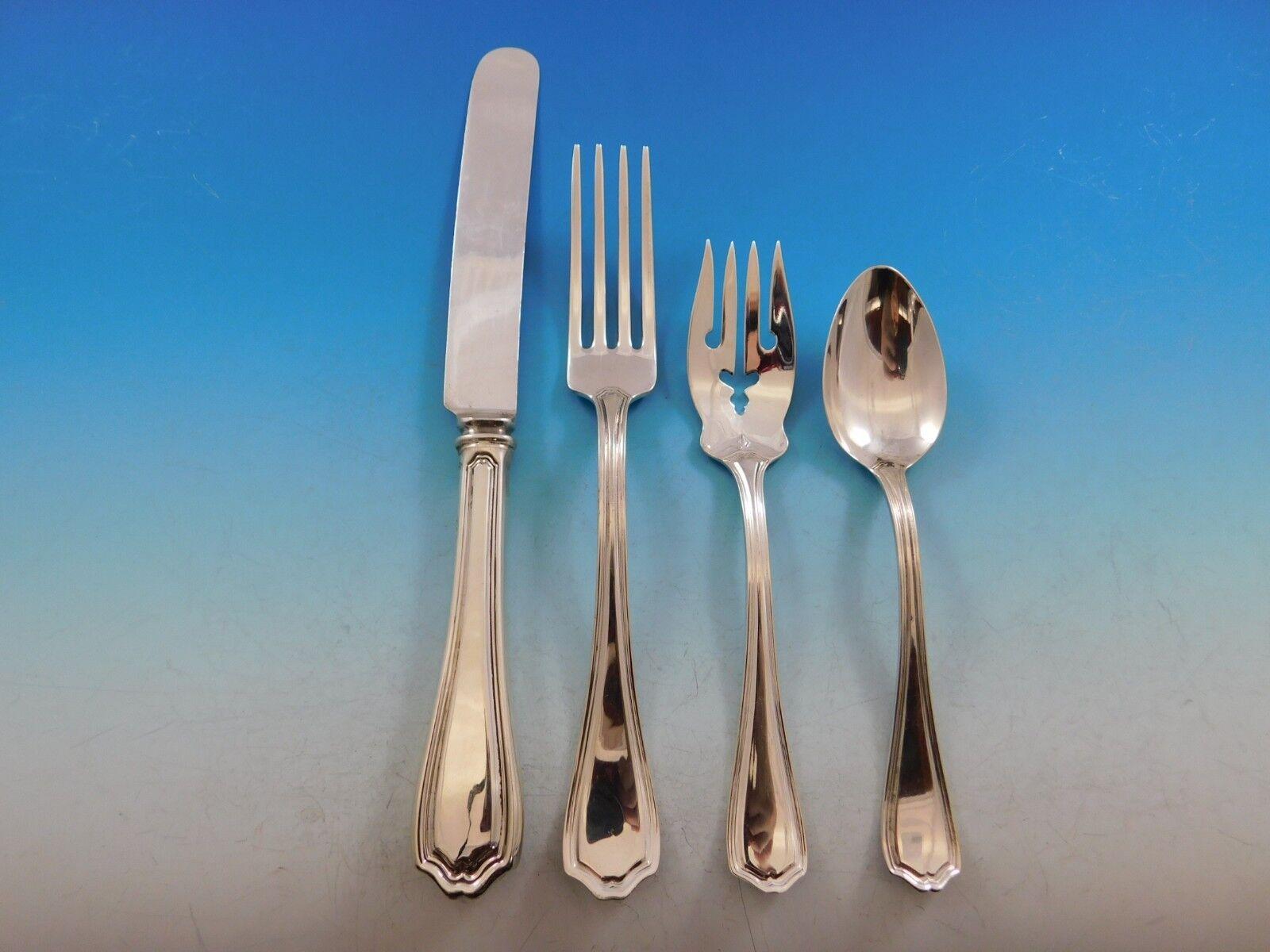 Service d'argenterie sterling Hepplewhite par Reed & Barton 129 pièces Excellent état - En vente à Big Bend, WI