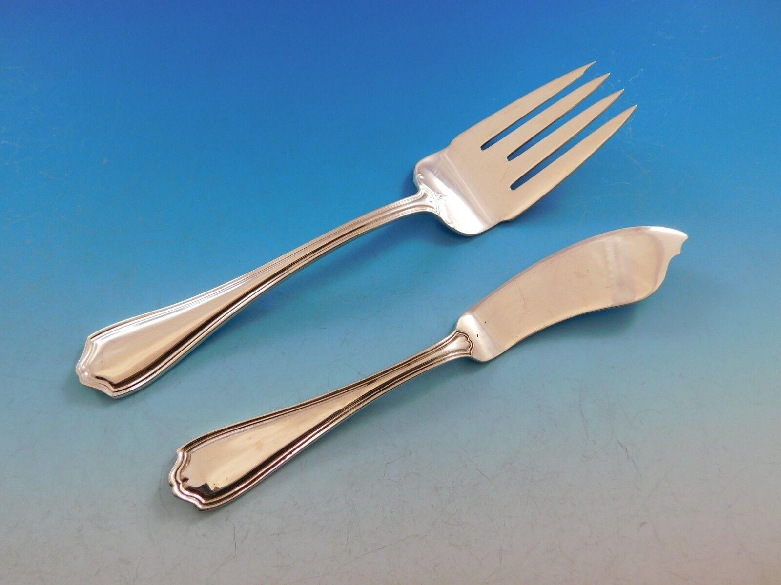 Service d'argenterie sterling Hepplewhite par Reed & Barton 129 pièces en vente 2