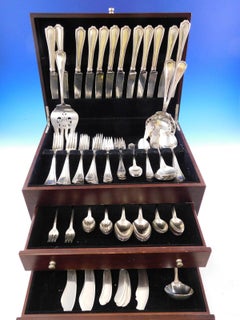Hepplewhite by Reed & Barton Sterling Silver Flatware Set Service 149 Pc Dinner