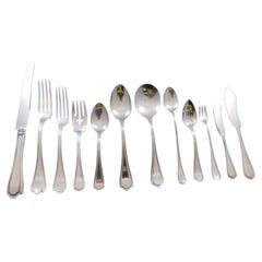 Hepplewhite by Reed & Barton Sterling Silver Flatware Set Service 149 Pc Dinner