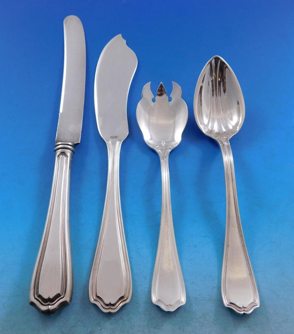 Hepplewhite by Reed & Barton Sterling Silver Flatware Set Service 169 Pc Dinner In Excellent Condition For Sale In Big Bend, WI