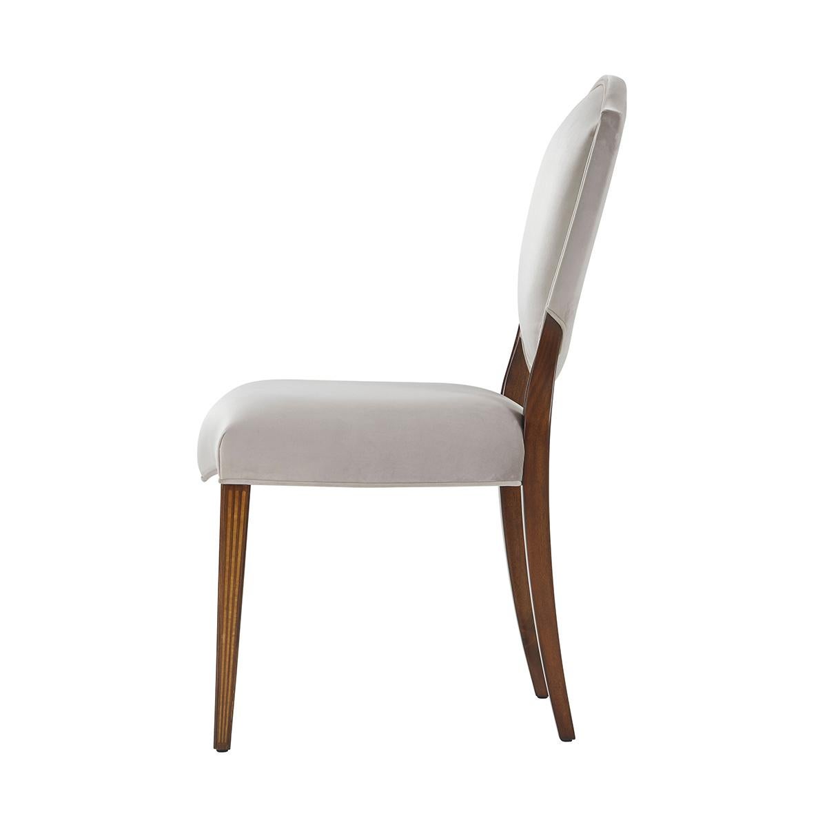Vietnamese Hepplewhite Dining Side Chairs For Sale