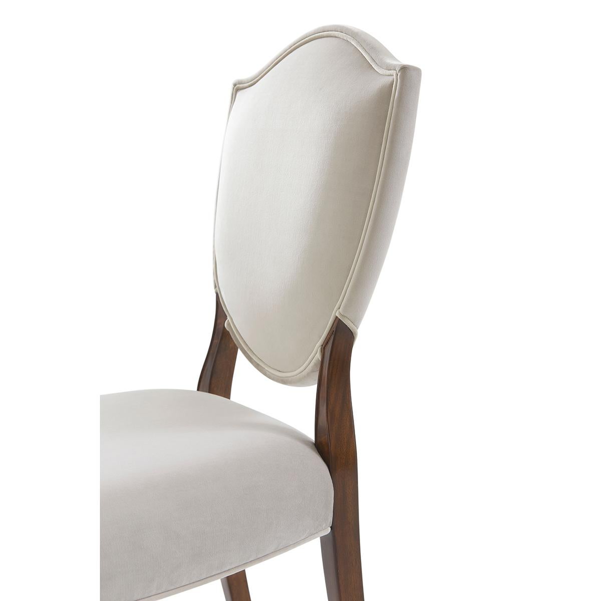 Contemporary Hepplewhite Dining Side Chairs For Sale