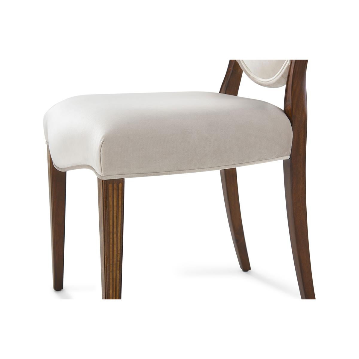 Wood Hepplewhite Dining Side Chairs For Sale