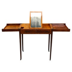 Hepplewhite Dressing Table or Vanity, England, Early 19th C. Mahogany, Refinish