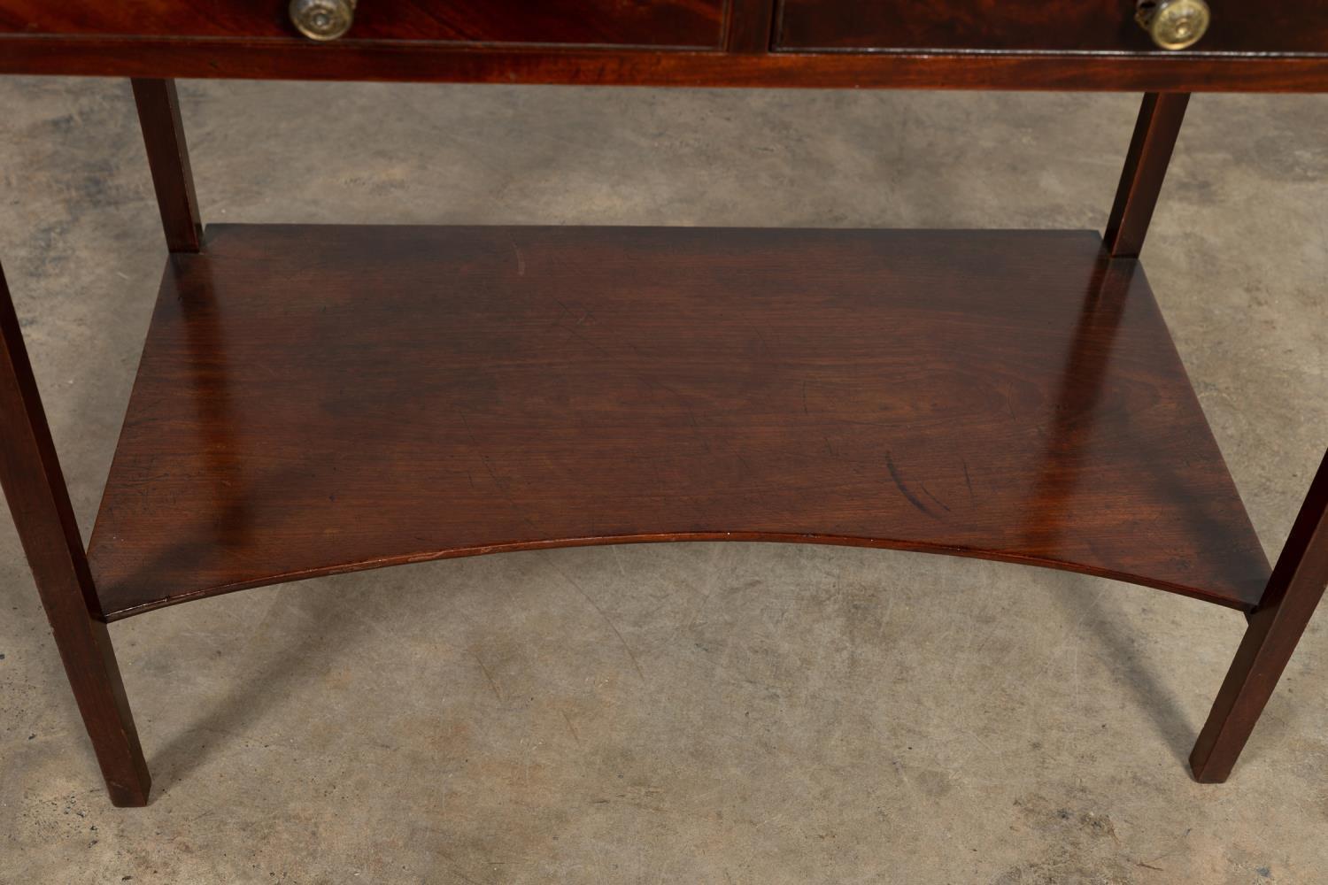 19th Century Hepplewhite Mahogany Console Table For Sale