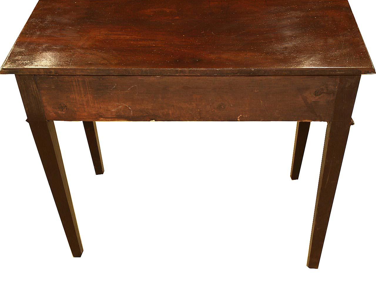 Early 19th Century Hepplewhite Mahogany Side Table For Sale