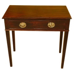 Antique Hepplewhite Mahogany Side Table