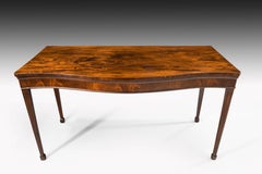 Hepplewhite Period Serpentine Serving Table