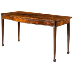 Hepplewhite Period Serpentine Serving Table