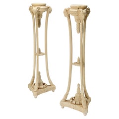 Hepplewhite Rams Head Torchere