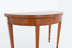 Hepplewhite Revival Card Games Table Satinwood 1900