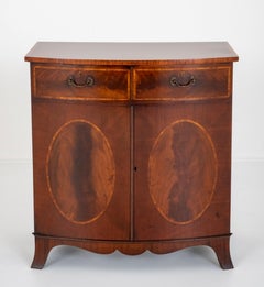 Hepplewhite Side Cabinet Mahogany Inlay Chest